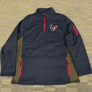 Houston Texans 1/4 Zip Pullover Jacket Men's XL NFL Outdoor Football MSRP $90